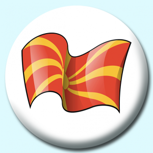 Personalised Badge: 75mm Macedonia Button Badge. Create your own custom badge - complete the form and we will create your personalised button badge for you.