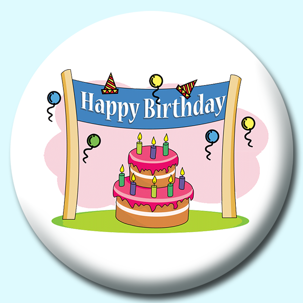 Happy Birthday Cake Sign Printable