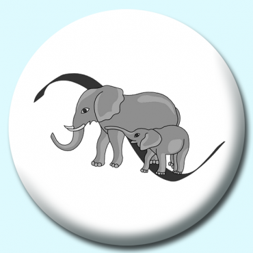 25mm Elephants Button... 