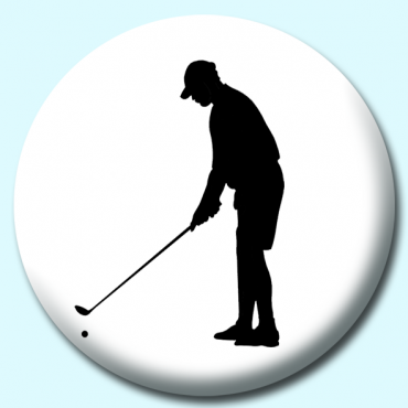 75mm Golfer Button... 