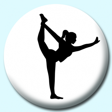 38mm Yoga_Nataraja_Pose Button... 