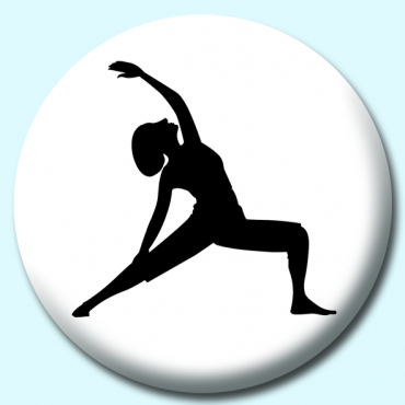 25mm Yoga_Standing_Pose Button... 